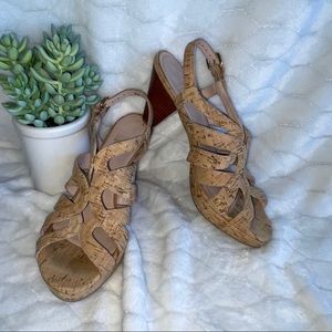 Stuart Weitzman cork sandals